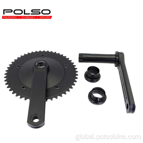 165mm Crank 48T-51T Ready to Ship Fixed Gear Bike Chainwheel 48T-51T Integrated Crank Set Supplier